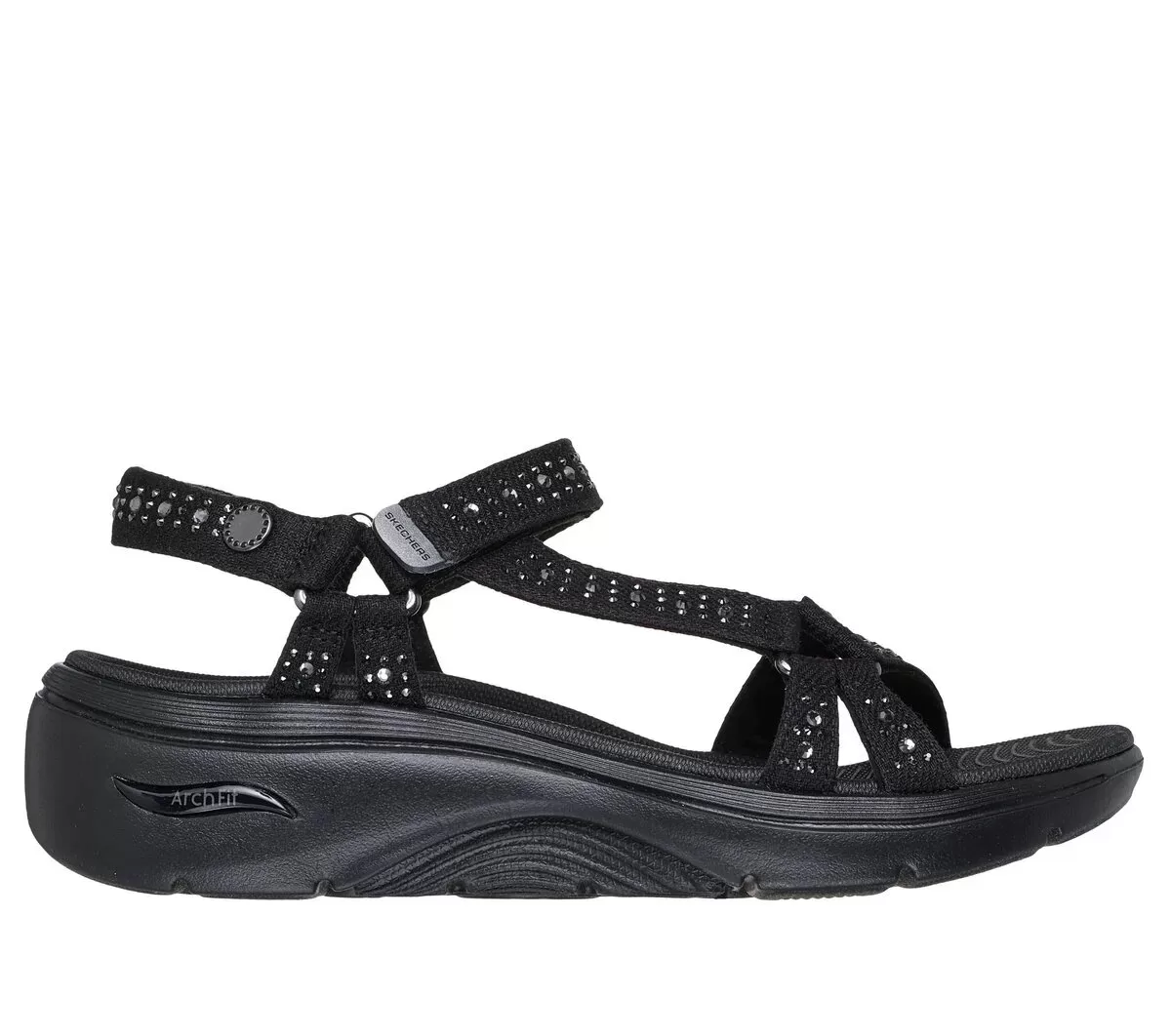 Martha Stewart: GO WALK Arch Fit 2.0 Sandal – Glitter