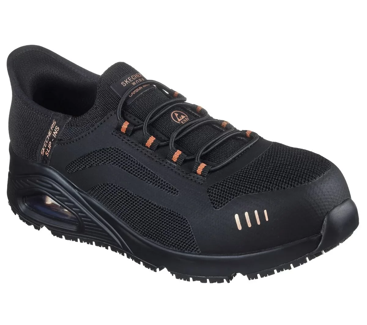 Skechers Slip-ins Work Slip-Resistant: Uno SR – Alaini Skechers Slip-ins Work Slip-Resistant: Uno SR – Alaini
